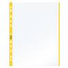 Buste forate con banda colorata Linear buccia - 21 x 29,7 cm - giallo - conf. 10 pezzi - Favorit - 100460029 - 8006779318355 - DMwebShop