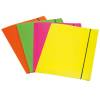 Cartellina 3 lembi Shocking File - con elastico - 25,5 x 35,5 cm - colori fluo assortiti - conf. 4 pezzi - Fellowes - 1028001 - 43859658916 - DMwebShop