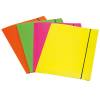Cartellina 3 lembi Shocking File - con elastico - 25,5 x 35,5 cm - colori fluo assortiti - conf. 4 pezzi - Fellowes - 1028001 - 43859658916 - DMwebShop
