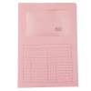 Cartellina a L con finestra Sintex 120 gr A4 rosa - 5883