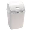 Pattumiera con coperchio basculante Rif Basic 29x23x45 cm 18 lt bianco - 703