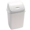 Pattumiera con coperchio basculante Rif Basic 29x23x45 cm 18 lt bianco Medial 909018 - 703 Pattumiera con coperchio basculante Rif Basic 29x23x45 cm 18 lt bianco Medial 909018 - 703