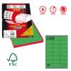 Etichetta adesiva C500 - in carta - permanente - 70 x 36 mm - 24 etichette per foglio - verde - scatola 100 fogli A4 - Markin - X210C500VE - 8007047021656 - DMwebShop Etichetta adesiva C500 - in carta - permanente - 70 x 36 mm - 24 etichette per foglio - verde - scatola 100 fogli A4 - Markin - X210C500VE - 8007047021656 - DMwebShop