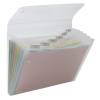 Cartella a soffietto Ice - 6 tasche - 22 x 30 cm - trasparente - Rexel - 2102033 - 5028252255851 - DMwebShop