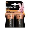 Pila Torcia D Plus100 - MN1300 - blister 2 pezzi - Duracell - DU0401 - 5000394141988 - DMwebShop