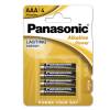 Pile Ministilo AAA - 1,5 V - alcalina - blister 4 pezzi - Panasonic - C500003 - 5410853039334 - DMwebShop