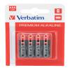 Scatola 4 Pile alkaline mini stilo AAA - Verbatim - 49920 - 23942499206 - DMwebShop