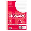 Ricambi forati rinforzati - A4 - 1 rigo - 40 fogli - 80 gr - Pigna - 02194591R - 8005235059412 - DMwebShop