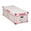 Scatola Storage - con coperchio - 38,5x26,4x75,5 cm - bianco e rosso - 1604 Esselte Dox - King Mec - 00160400 - 8004389022976 - DMwebShop