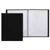 Portalistini Sviluppo liscio PP 22 x 30 cm 40 buste nero - 8199