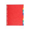 Separatore Forever - 12 tacche - cartoncino riciclato 220 gr - A4 maxi - multicolore - Exacompta - 2112E - 3130630021124 - DMwebShop