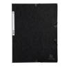 Cartellina con elastico - cartoncino lustre' - 3 lembi - 400 gr - 24 x 32 cm - nero - conf. 25 pezzi - Exacompta - 55501E - 3130630555018 - DMwebShop Cartellina con elastico - cartoncino lustre' - 3 lembi - 400 gr - 24 x 32 cm - nero - conf. 25 pezzi - Exacompta - 55501E - 3130630555018 - DMwebShop