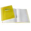 Coprimaxi PT1 F con alette A4 PP liscio trasparente giallo - 9836
