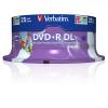 Scatola 25 DVD R Dual Layer serigrafato Spindle 8,5GB - 43667,11859