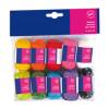 Matassa 100% acrilico - lunghezza 36 mt - colori assortiti - set 10 pezzi - Cwr - 12627 - 8004957126273 - DMwebShop
