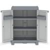 Armadietto Domino Wave Base 700UW 2 ante 70 x 43,8 x 97,6 cm PPL grigio - 21217