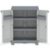 Armadietto Domino Wave Base 700UW 2 ante 70 x 43,8 x 97,6 cm PPL grigio - 21217