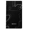 PortaMenu linea Linee 18x31,6 cm nero - 24956