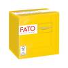 Tovagliolo carta 24 x 24 cm 2 veli giallo - 23958