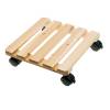 Trolley portavaso in legno 30 x 30 cm - 25106