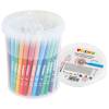 Pennarelli punta fine colori assortiti secchiello 96 pezzi - 11029