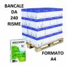 Carta Discovery 70 A4,70 gr bianca scatole da 5 risme 240 Risme Discovery - 7010 Carta Discovery 70 A4,70 gr bianca scatole da 5 risme 240 Risme Discovery - 7010