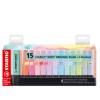 Evidenziatori Boss Pastel - colori assortiti - tratto 2 - 5 mm - deskset 15 pezzi - Stabilo - 7015-02 - 4006381567411 - DMwebShop