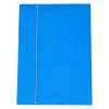 Cartella 3 lembi con elastico 50 x 70 cm dorso variabile cartone plastificato azzurro - 5066