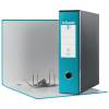 Registratore Eurofile G53 dorso 8 cm commerciale 23 x 30 cm turchese - 3127