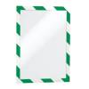 Cornice Duraframe Security adesiva pannello magnetico A4,21 x 29,7 cm verde bianco - 13666