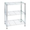 Libreria Archimede Light 3 ripiani acciaio cromato 36x60x75 cm - AC1424-3 - 8032937534053 - DMwebShop
