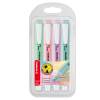 Evidenziatore Swing Cool Pastel punta a scalpello tratto 1,4 mm colori assortiti astuccio 4 pezzi - 22288