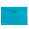 Busta con bottone Pull - 21 x 29,7 cm - azzurro - conf. 5 pezzi - King Mec - 00111316 - 8004389067724 - DMwebShop