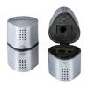Temperamatite Grip 2001 con contenitore - 3 fori - silver - con doppio serbatoio - Faber Castell - 183800 - 4005401838005 - DMwebShop Temperamatite Grip 2001 con contenitore - 3 fori - silver - con doppio serbatoio - Faber Castell - 183800 - 4005401838005 - DMwebShop