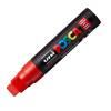 Marcatore a base d acqua Uni Posca PC17K punta extra large a scalpello 15 mm rosso - 15840