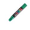 Marcatore a base d acqua Uni Posca PC17K punta extra large a scalpello 15 mm verde - 15842