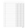 Registro a 3 colonne 31 x 24 cm 100 fogli - 15893