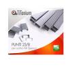 Punti metallici - 23/8 - scatola da 1000 pezzi - conf. 20 pezzi - Titanium - D1431 - 8025133121929 - DMwebShop