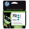 Multipack Cartucce Originale - ciano - HP 712 - Confezione 3 cartucce - 29ml - Hp - 3ED77A - 193905352869 - DMwebShop