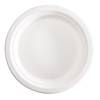 Piatto piano monouso - rotondo - Ø 18 cm - in canna da zucchero - conf. 50 pezzi - Signor Bio - BPC002BIO50F - 8055715784136 - DMwebShop