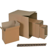 Scatola per imballo - onda doppia - 40 x 30 x 40 cm - cartone - avana - conf. 15 pezzi - No Brand - 98128OD - 8025133125415 - DMwebShop