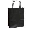 Shopper in carta maniglie cordino - 36 x 12 x 41 cm - nero - conf. 25 sacchetti - Mainetti Bags - 74011. - 8029307074011 - DMwebShop