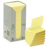 Blocco Z Notes Green - R330-1T - giallo - 76 x 76 mm - 100 fogli - riciclabile - conf. 16 pezzi - Post-it - 7100172251 - 57679AA - DMwebShop