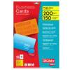 Biglietti da visita - 85 x 54 mm - 200 gr - angoli tondi - bordo liscio - bianco - conf. 15 fogli da 10 biglietti - Decadry - T603343 - 5413493200218 - DMwebShop