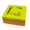 Biglietti adesivi Cubo assortito neon 75 x 75 mm 70 gr 320 fogli Starline - 5380