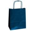 Shopper Twisted maniglie cordino 26 x 11 x 34,5 cm carta kraft blu - 17178