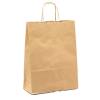 Shopper maniglie cordino 18 x 8 x 24 cm carta biokraft avana Mainetti Bags - 17181