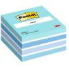 Blocco foglietti Cubo - 76 x 76 mm - acqua, bianco, blu uova di pettirosso, blu jeans, blu paradiso - 450 fogli - Post-it - 7100172385 - 4001895872792 - DMwebShop