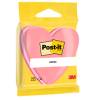 Blocco foglietti cuore - 70 x 70 mm - rosa neon, rosa ultra, rosa pastello - 225 fogli - Post-it - 7100172402 - 3134375349864 - DMwebShop