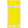 Schede orologio mensili - 22 x 10 cm - giallo - conf. 100 pezzi - Edipro - E3866GI - CONFE3866PZ1000 - DMwebShop